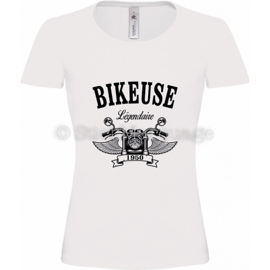 T shirt moto vintage femme